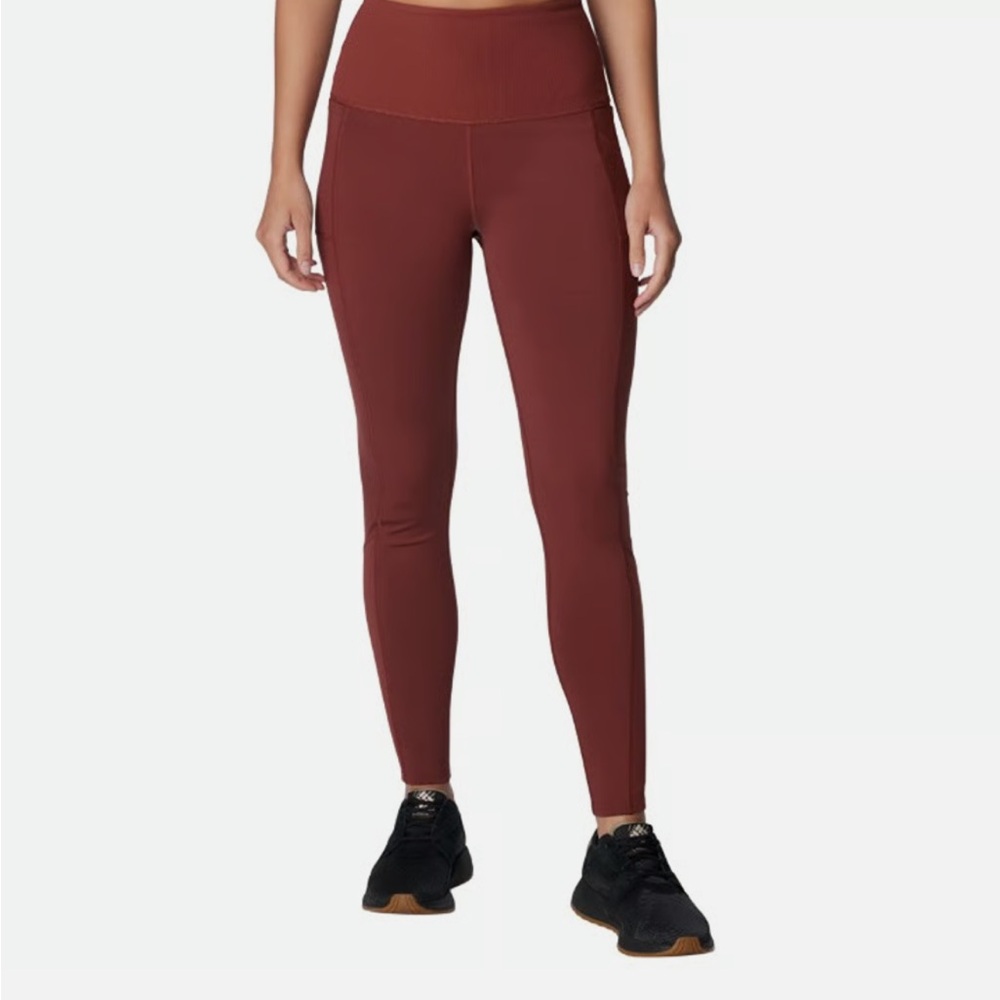 Columbia Uphill Edge Leggings OmniWick Spice Red Size M